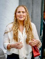 Princess Amalia Visits Amsterdam City Council - Netherlands
