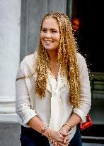 Princess Amalia Visits Amsterdam City Council - Netherlands