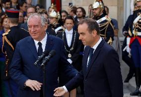 Handover Ceremony At Hotel de Matignon - Paris