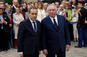 Handover Ceremony At Hotel de Matignon - Paris