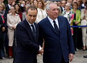 Handover Ceremony At Hotel de Matignon - Paris