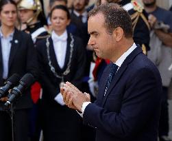 Handover Ceremony At Hotel de Matignon - Paris