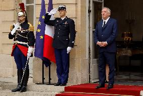 Handover Ceremony At Hotel de Matignon - Paris