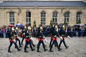 Handover Ceremony At Hotel de Matignon in Paris FA