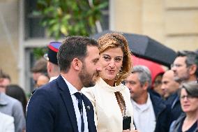 Handover Ceremony At Hotel de Matignon in Paris FA