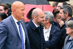 Handover Ceremony At Hotel de Matignon in Paris FA