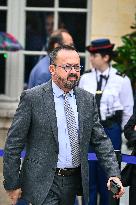 Handover Ceremony At Hotel de Matignon in Paris FA