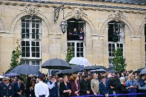 Handover Ceremony At Hotel de Matignon in Paris FA