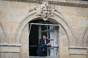 Handover Ceremony At Hotel de Matignon in Paris FA