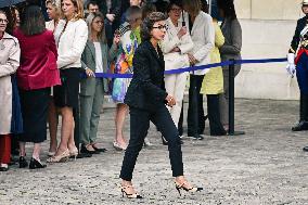 Handover Ceremony At Hotel de Matignon in Paris FA