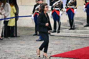 Handover Ceremony At Hotel de Matignon in Paris FA