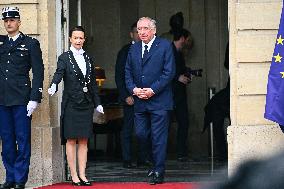 Handover Ceremony At Hotel de Matignon in Paris FA