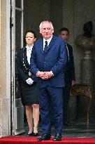 Handover Ceremony At Hotel de Matignon in Paris FA