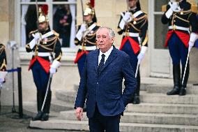 Handover Ceremony At Hotel de Matignon in Paris FA