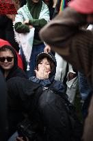 Bloquons-tout At Place des Fetes - Paris