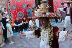 Samawar Dance Performance In Urumqi - China