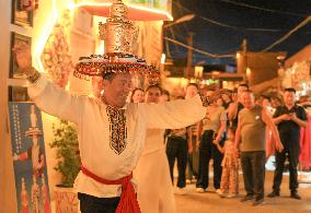 Samawar Dance Performance In Urumqi - China