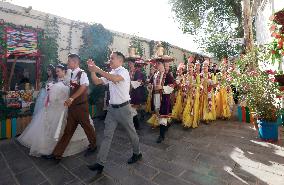 Samawar Dance Performance In Urumqi - China