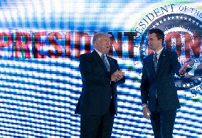 Trump Makes Remarks at Turning Point USA’s Teen Student Action Summit 2019