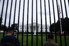 White House Lowers Flag After Charlie Kirk’s Death - DC
