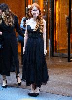 NYFW - Celebs At The Ralph Lauren Fashion Show