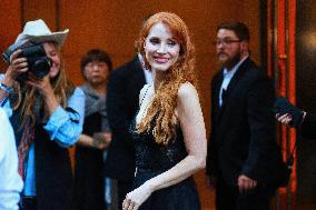 NYFW - Celebs At The Ralph Lauren Fashion Show