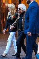 NYFW - Celebs At The Ralph Lauren Fashion Show