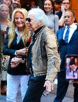 NYFW - Celebs At The Ralph Lauren Fashion Show
