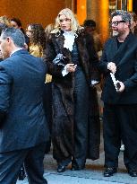 NYFW - Celebs At The Ralph Lauren Fashion Show