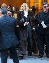 NYFW - Celebs At The Ralph Lauren Fashion Show