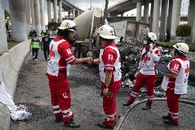 Gas Tanker Explosion Leaves More That 60 People Injured - Mexico