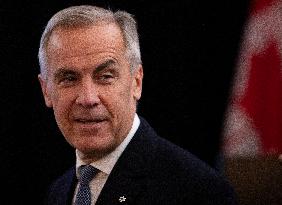 Mark Carney Delivers Remarks In Edmonton - Canada
