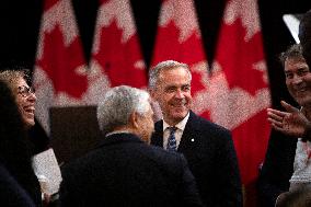 Mark Carney Delivers Remarks In Edmonton - Canada