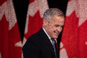 Mark Carney Delivers Remarks In Edmonton - Canada