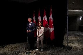 Mark Carney Delivers Remarks In Edmonton - Canada