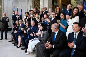 Quebec Premier Francois Legault Unveils New Cabinet In Quebec City - Canada