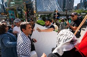 Pro-Palestinian Protesters Gather In Toronto - Canada