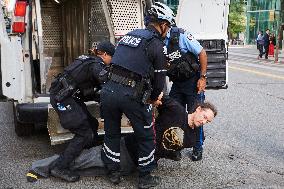 Pro-Palestinian Protesters Gather In Toronto - Canada