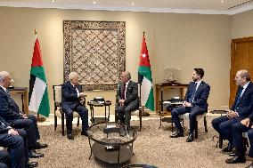Jordan's King Abdullah II Meets Palestinian President Abbas - Amman
