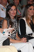 Queen Letizia Presides Over Third Human Trafficking Congress - Madrid
