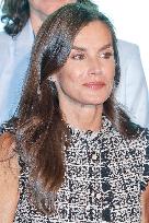 Queen Letizia Presides Over Third Human Trafficking Congress - Madrid