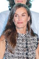 Queen Letizia Presides Over Third Human Trafficking Congress - Madrid