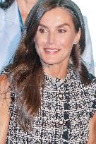 Queen Letizia Presides Over Third Human Trafficking Congress - Madrid