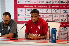 ASMONACO-FOOTBALL-PRESS-C ONFERENCE