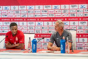 ASMONACO-FOOTBALL-PRESS-C ONFERENCE