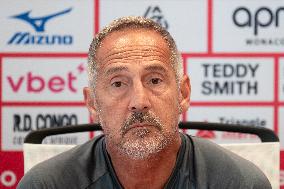 ASMONACO-FOOTBALL-PRESS-C ONFERENCE