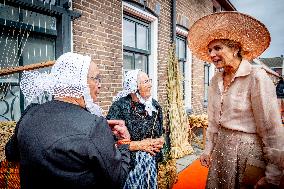 Queen Maxima Opens Restored Carpet Museum - Genemuiden
