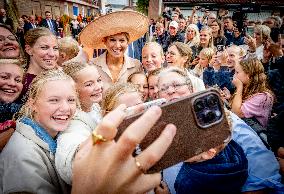 Queen Maxima Opens Restored Carpet Museum - Genemuiden
