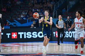 BASKET - Basket Internazionali - Turkiye v Sweden - FIBA EuroBasket 2025 - Round of 16