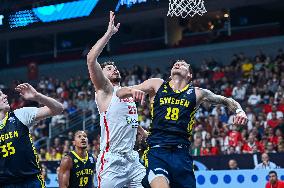 BASKET - Basket Internazionali - Turkiye v Sweden - FIBA EuroBasket 2025 - Round of 16